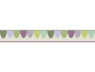 Cole & Son WP: Whimsical Scaramouche Border 103/8028.CS.0 Purple & Green