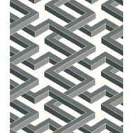Cole & Son: Luxor 105/1002.CS.0 Black and White