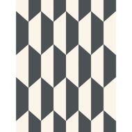 Cole & Son: Tile 105/12050.CS.0 Black and White