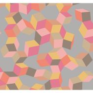 Cole & Son: Puzzle 105/2010.CS.0 Pink and Orange