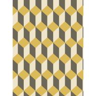 Cole & Son: Delano 105/7032.CS.0 Yellow and Black