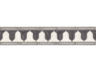 Cole & Son WP: Martyn Lawrence Bullard Zellige Border 113/12038.CS.0 Soot & Snow