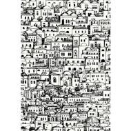 Cole & Son WP: Fornasetti Mediterranea 114/19039.CS.0 White/Black