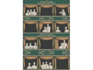 Cole & Son WP: Fornasetti Teatro 114/4009.CS.0 Racing Car Green