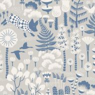 Schumacher: Hoppmosse 1454 Dove & Blue