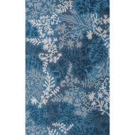 Company C: Garden Damask Rug Blue