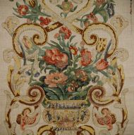 Scalamandre: Baroque Floral Canvas SC 0001 16136M Multicolor