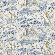 Scalamandre: Kelmescott  Hand Block Print SC 0001 16590 Porcelain