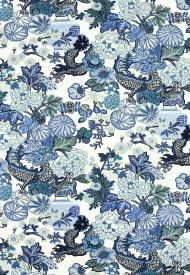 Schumacher: Chiang Mai Dragon 173272 China Blue