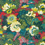 Schumacher: Shanghai Peacock 175130 Cerise