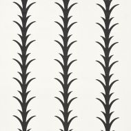 Schumacher: Acanthus Stripe 177632 Carbon