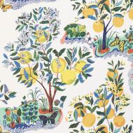 Josef Frank for Schumacher: Citrus Garden Sheer 178351 Pool