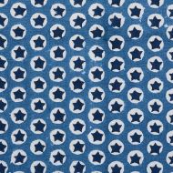 Molly Mahon for Schumacher: Tuk Tuk Hand Block Print 179222 Blue
