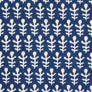 Molly Mahon for Schumacher: Bagru Hand Block Print 179241 Dark Blue