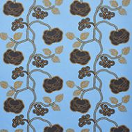 Schumacher: Queen Fruit Chintz 179542 Lapis