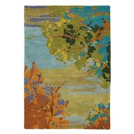 Company C: Landscape Rug Teal