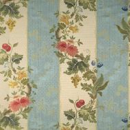 Scalamandre: Villa Lante Stripe CL 0003 26401 Multi on Sky Blue