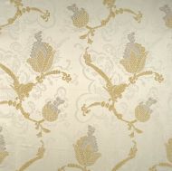 Scalamandre: Vivaldi CL 0001 26715 Silver & Gold on Ivory