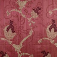 Scalamandre: Vivaldi CL 0007 26715 Plum & Linen on Wine