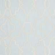 Scalamandre: Damascus Embroidery SC 0002 27073 Blue Mist