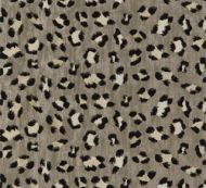 Scalamandre: Broderie Leopard SC 0003 27075 Ebony on Silver