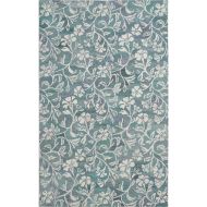 Company C: Camellia Rug Aqua