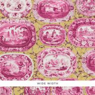 Schumacher: Plates & Platters WP 5010412 Magenta & Yellow