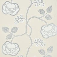 Schumacher: Queen Fruit WP 5011410 Silver White
