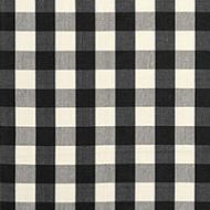 Schumacher: Camden Cotton Check 63042 Ebony