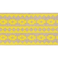 Schumacher: Talitha Tape 70645 Yellow on Natural