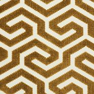 Schumacher: Ming Fret Velvet 73102 Bronze