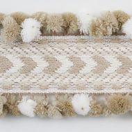Schumacher: Maracana Pom Tape 75650 Linen