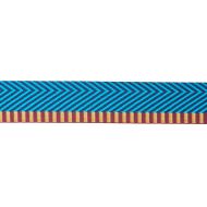 Schumacher: Chevron Twill Tape 76114 Peacock