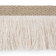 Schumacher: Braided Linen Fringe 76264 Ivory
