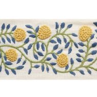 Schumacher: Ashoka Tape 76292 Citron & Blue