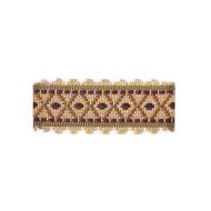 *Highland Court: Saratoga Trimmings 1 3/8" Braid Diamond Scalloped Cabernet 78052H-785