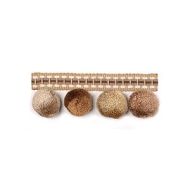 *Highland Court: Saratoga Trimmings 1 1/2" Fringe Pom Pom Buckskin 78074H - 781