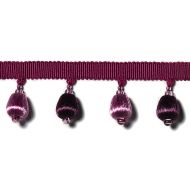 Highland Court: Sherman Oaks Trimmings 1 1/2" Fringe Beaded Violet 78092H-191
