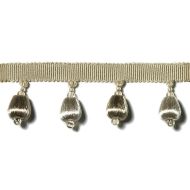 Highland Court: Sherman Oaks Trimmings 1 1/2" Fringe Beaded Sand 78092H-281