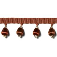 Highland Court: Sherman Oaks Trimmings 1 1/2" Fringe Beaded Ruby 78092H-337