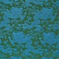 Schumacher: Ruan Dragon Damask 78100 Emerald