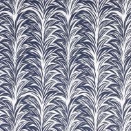Victoria Larson for Stout: 7825-2 Zebra Fern Navy