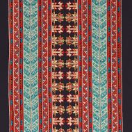 Schumacher: Vinka Embroidery 79621 Red & Black