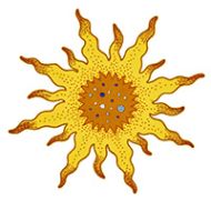 Schumacher: Helios Applique 79640 Yellow