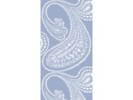 Cole & Son WP: Contemporary Restyled Rajapur 95/2014.CS.0 White & Dark Blue