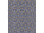 Cole & Son WP: Contemporary Restyled Hicks' Hexagon 95/3015.CS.0 Dark Grey/Bronze
