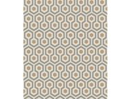 Cole & Son WP: Contemporary Restyled Hicks' Hexagon 95/3017.CS.0 Gold/Taupe