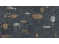 Cole & Son WP: Fornasetti Macchine Volanti 97/1002.CS.0 Midnight