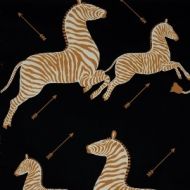 Scalamandre: Zebras Wallpaper SC 0005 WP81388M Black