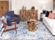 Company C: Batik Rug Navy